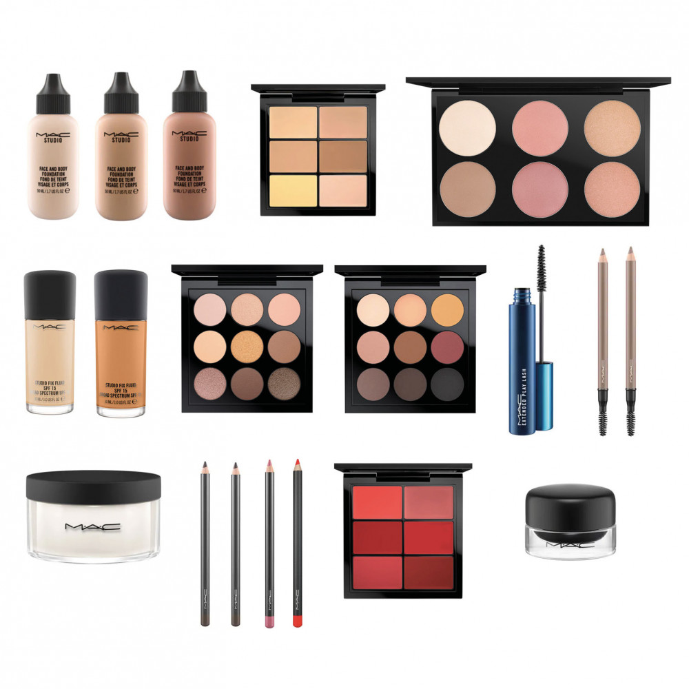 MAC Cosmetics makeup set + ZUCA Backpack